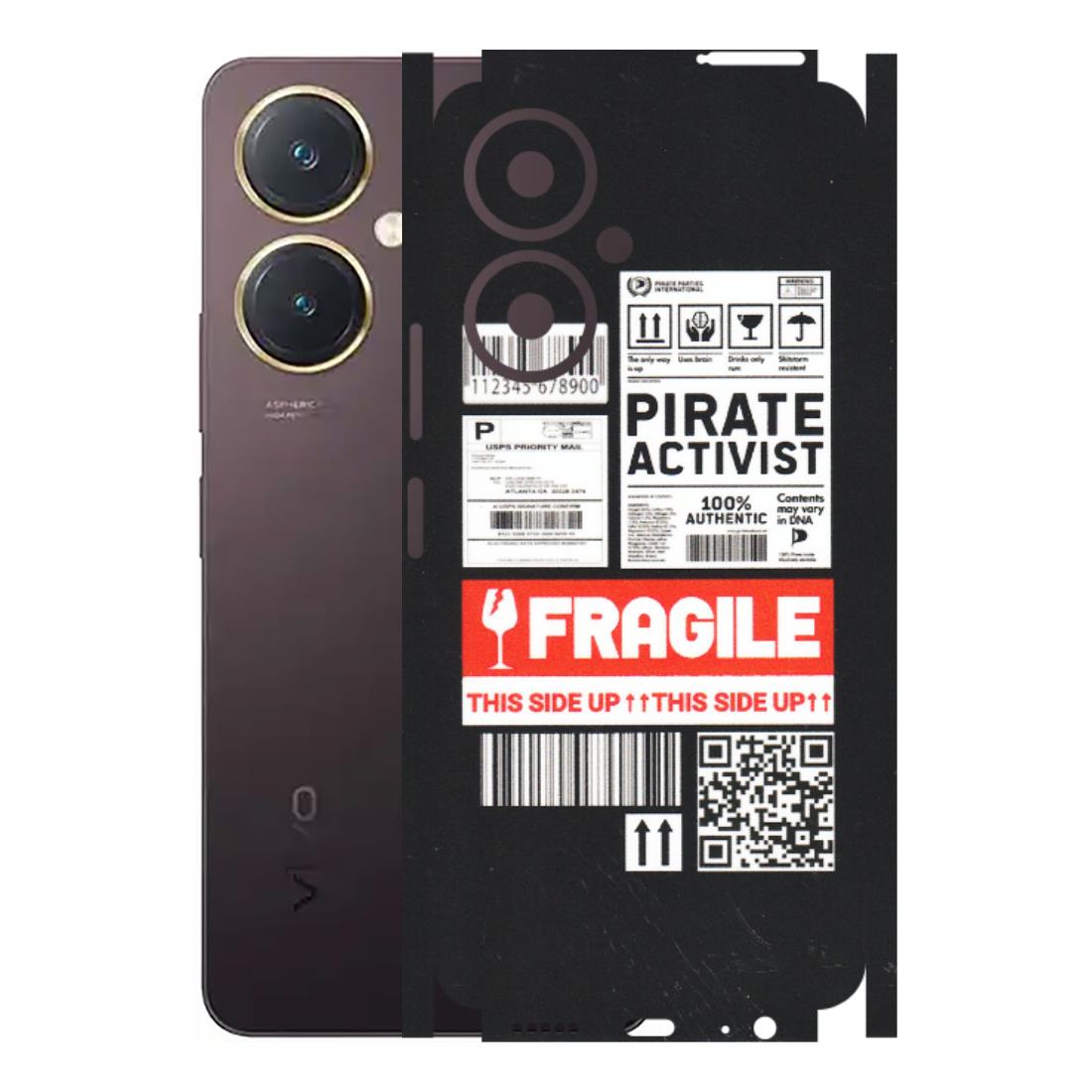 VIVO Y Series Phone Skins (All Models) - Handle With Care - Matte Finish (M-99) Vivo Y27 4G