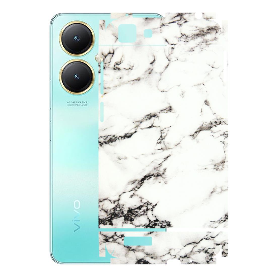 VIVO Y Series Phone Skins (All Models) - Black and White Marble Texture - 3D Embossed Finish (L-124) Vivo Y27
