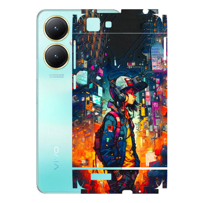 VIVO Y Series Phone Skins (All Models) - Street Anime Guy - 3D Embossed Finish (L-158) Vivo Y27