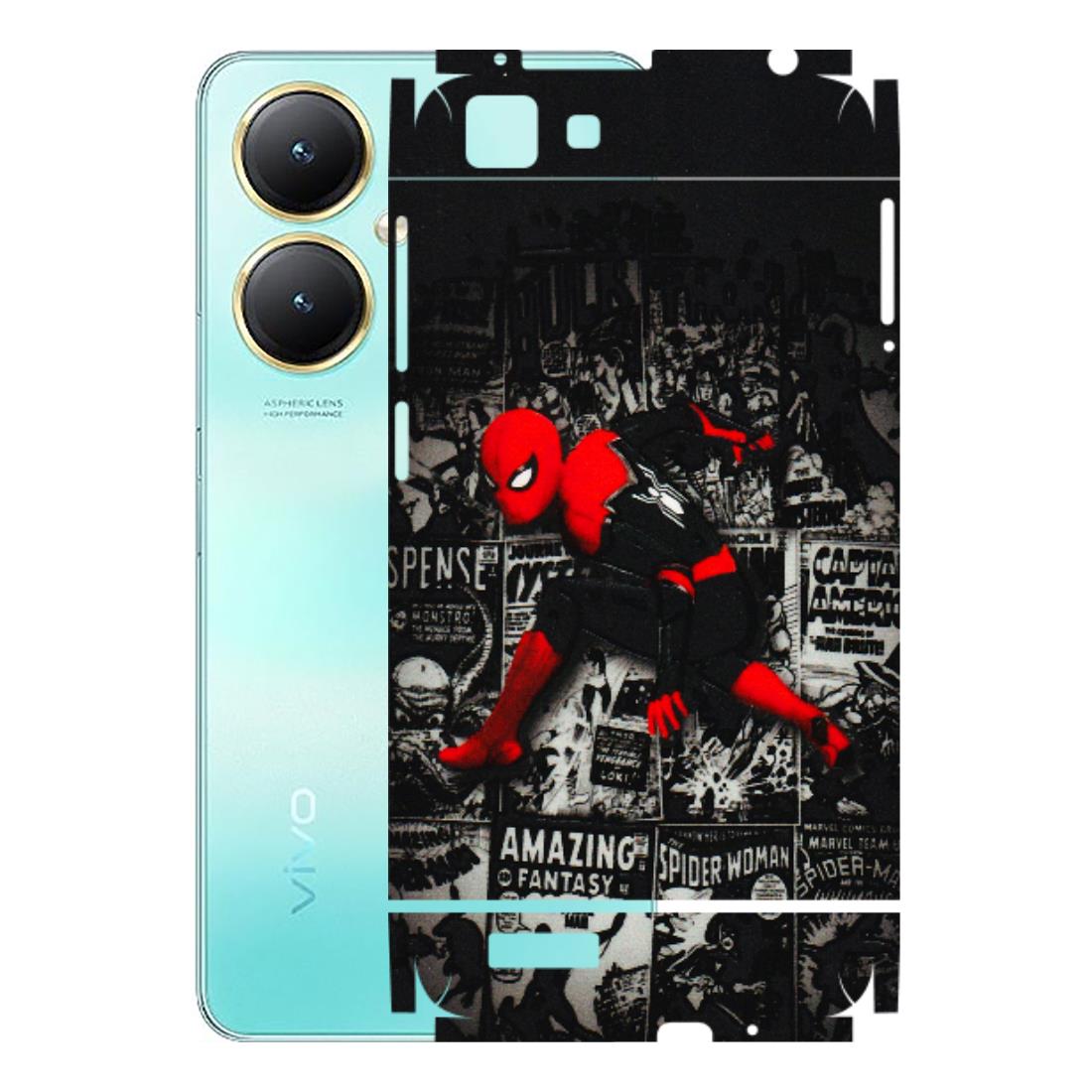 VIVO Y Series Phone Skins (All Models) - SpiderMan New - 3D Embossed Finish (L-162) Vivo Y27