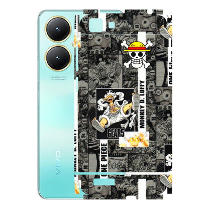 VIVO Y Series Phone Skins (All Models) - Cuffy Anime MonkeyCamic - 3D Embossed Finish (L-242) Vivo Y27