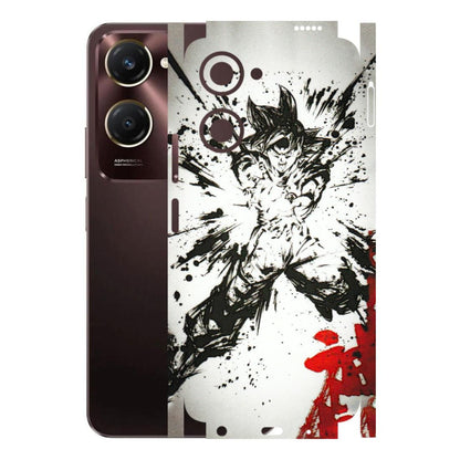 VIVO Y Series Phone Skins (All Models) - DBZ - 3D Embossed Finish (L-206) Vivo Y28S (5G)