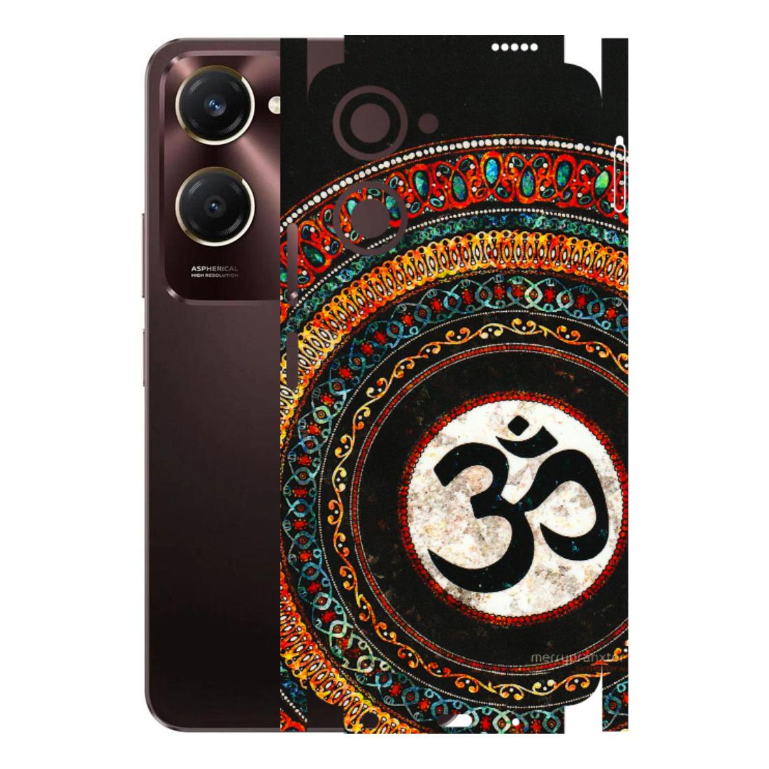 VIVO Y Series Phone Skins (All Models) - Aum Chant Abstract - 3D Embossed Finish (L-42) Vivo Y28S (5G)