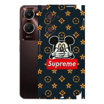 VIVO Y Series Phone Skins (All Models) - Mickey Supreme - Matte Finish (M-83) Vivo Y28S (5G)