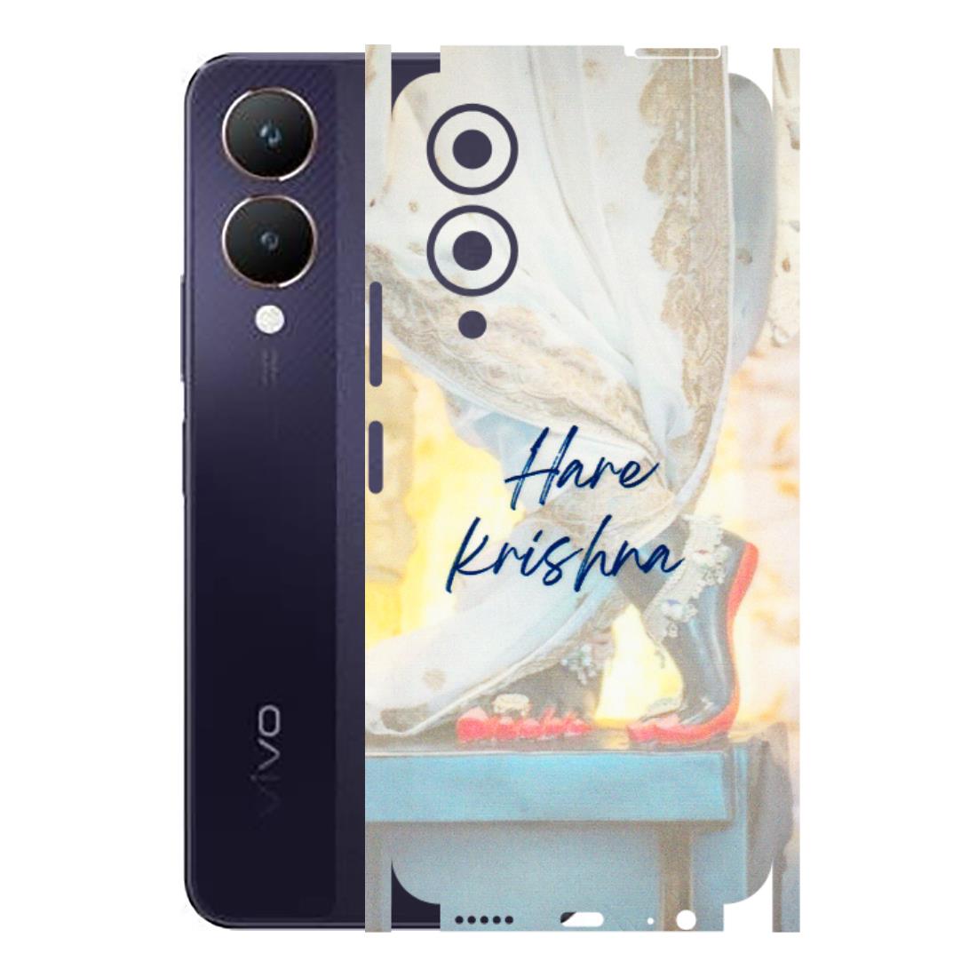 VIVO Y Series Phone Skins (All Models) - Hare Krishna - 3D Embossed Finish (L-03) Vivo Y28 5G