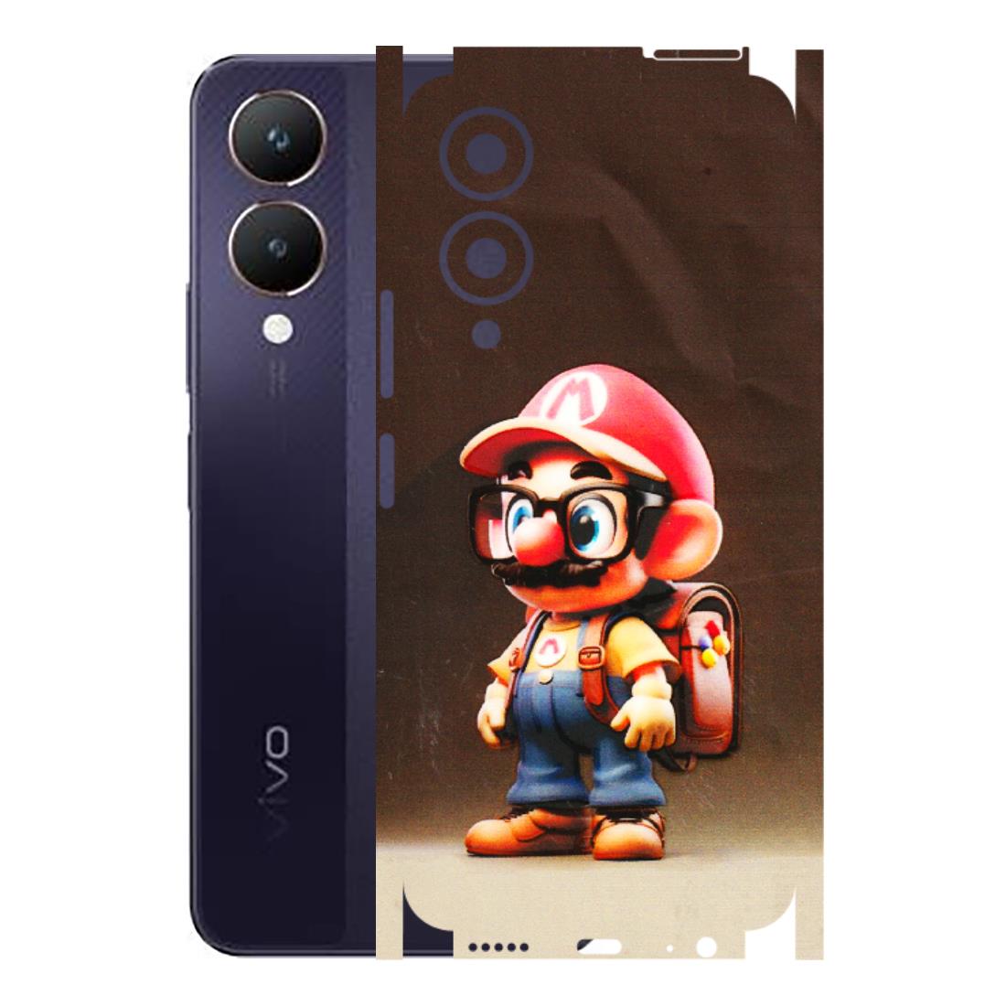 VIVO Y Series Phone Skins (All Models) - Little Mario - 3D Embossed Finish (L-119) Vivo Y28 5G