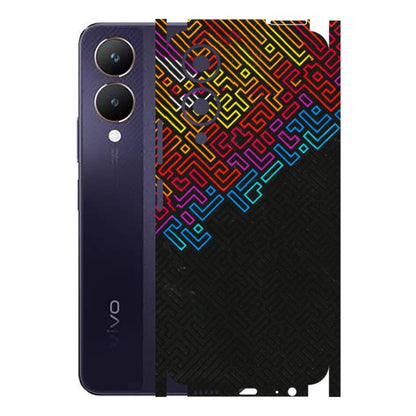 VIVO Y Series Phone Skins (All Models) - Dotme Pattern Art - 3D Embossed Finish (L-121) Vivo Y28 5G