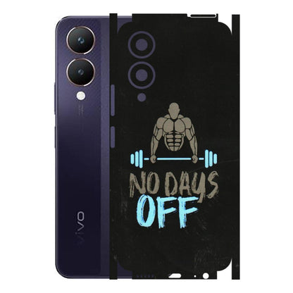 VIVO Y Series Phone Skins (All Models) - Gym Lover - 3D Embossed Finish (L-127) Vivo Y28 5G
