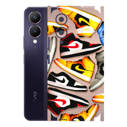VIVO Y Series Phone Skins (All Models) - Sneaker Lover - 3D Embossed Finish (L-135) Vivo Y28 5G