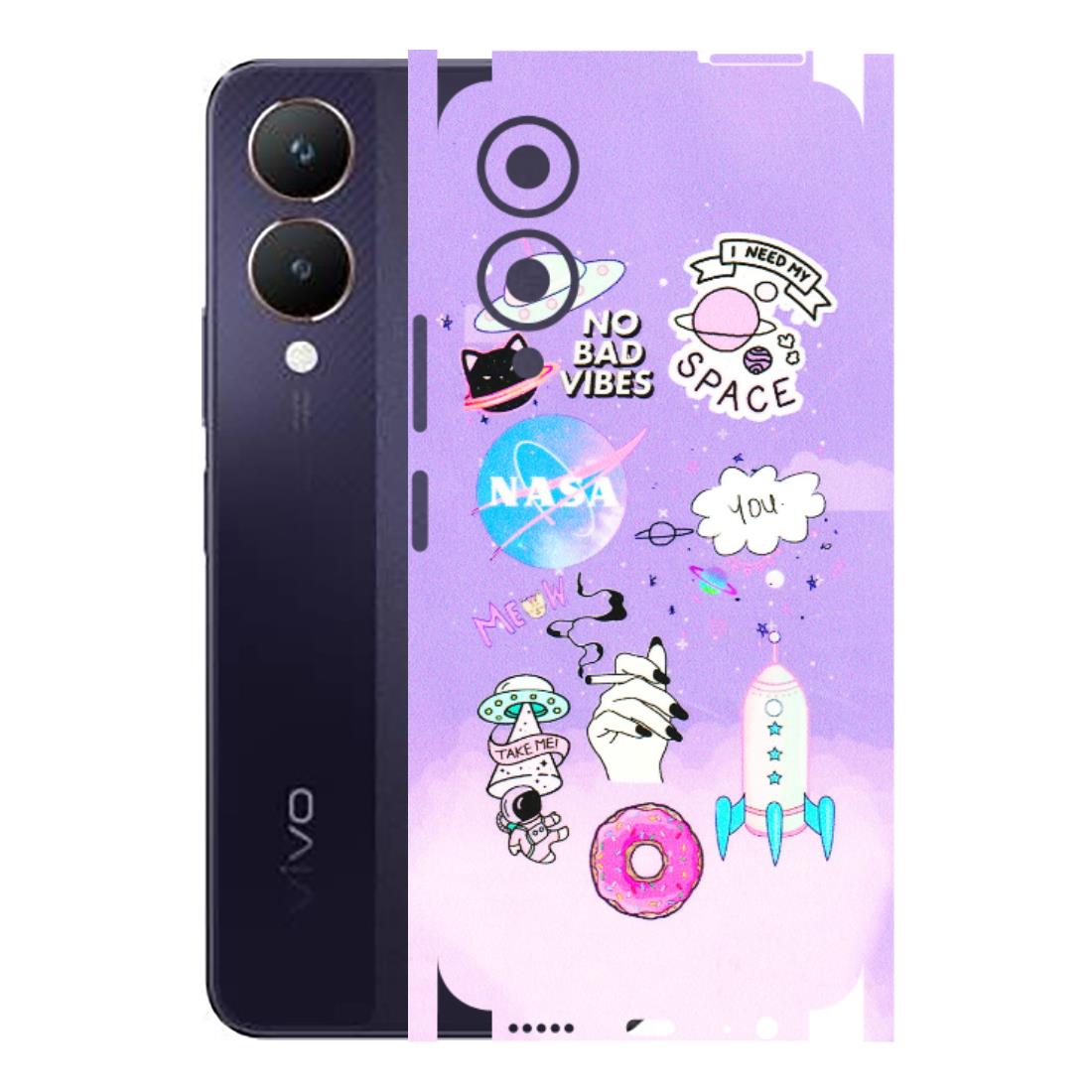 VIVO Y Series Phone Skins (All Models) - I Need My Nasa Skin - 3D Embossed Finish (L-149) Vivo Y28 5G