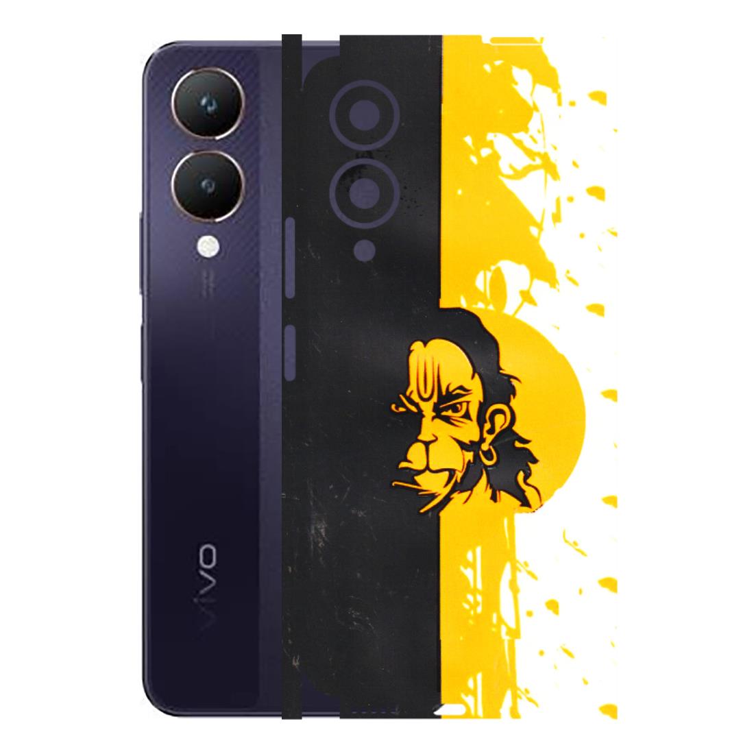 VIVO Y Series Phone Skins (All Models) - Bajrangbali - 3D Embossed Finish (L-151) Vivo Y28 5G