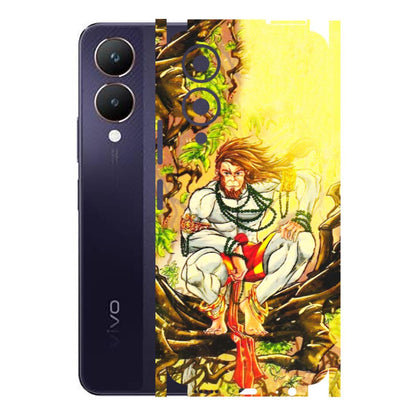 VIVO Y Series Phone Skins (All Models) - Lord Hanuman - 3D Embossed Finish (L-152) Vivo Y28 5G