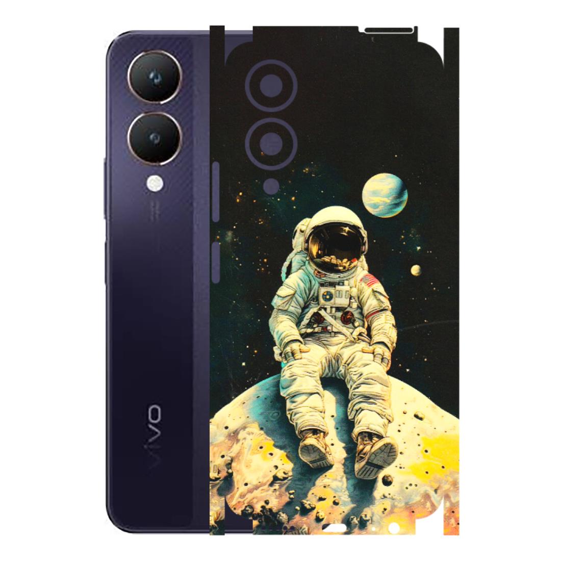 VIVO Y Series Phone Skins (All Models) - Astronaut in Space - 3D Embossed Finish (L-16) Vivo Y28 5G