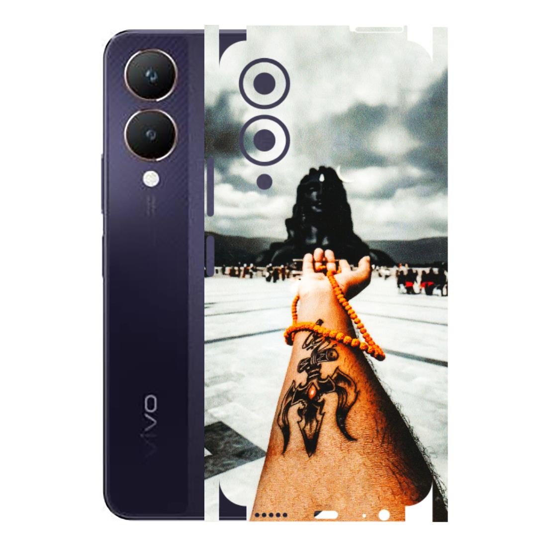 VIVO Y Series Phone Skins (All Models) - Jai Adiyogi Mahakaal - 3D Embossed Finish (L-164) Vivo Y28 5G