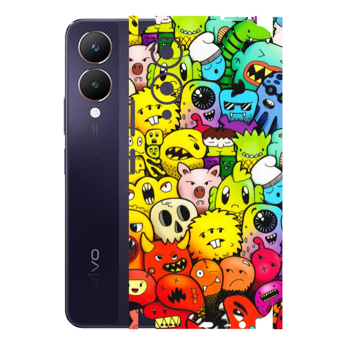 VIVO Y Series Phone Skins (All Models) - Angry Funkies - 3D Embossed Finish (L-169) Vivo Y28 5G