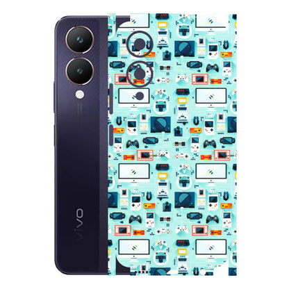 VIVO Y Series Phone Skins (All Models) - Gadgets Doodle - 3D Embossed Finish (L-184) Vivo Y28 5G