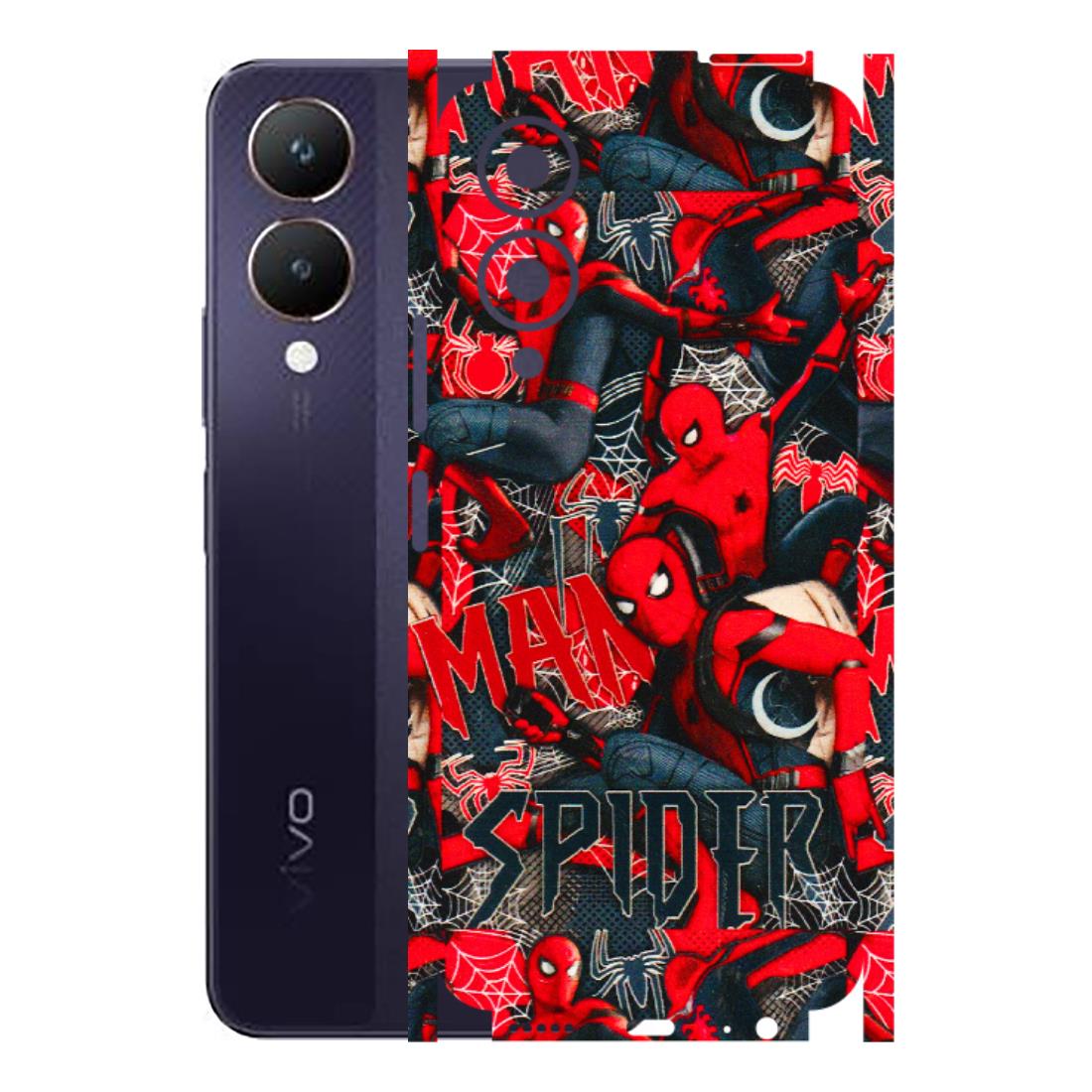 VIVO Y Series Phone Skins (All Models) - SpiderMan Cool - 3D Embossed Finish (L-188) Vivo Y28 5G
