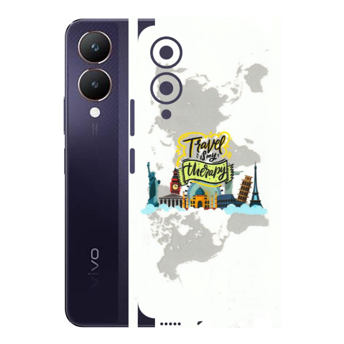 VIVO Y Series Phone Skins (All Models) - Travel Therapy - 3D Embossed Finish (L-199) Vivo Y28 5G