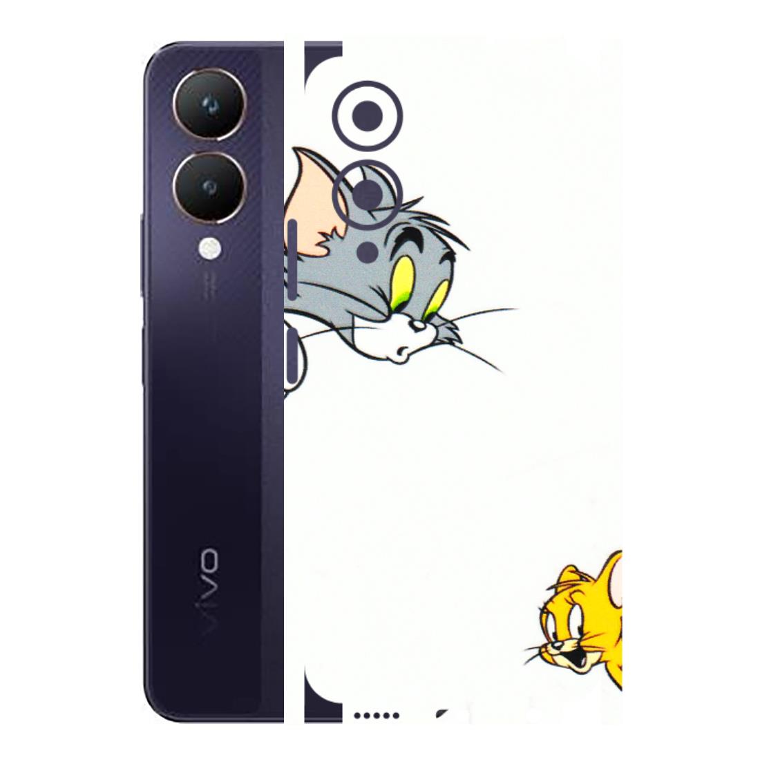 VIVO Y Series Phone Skins (All Models) - Cute Tom And Jerry - 3D Embossed Finish (L-220) Vivo Y28 5G