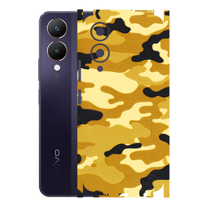 VIVO Y Series Phone Skins (All Models) - Indian Camo - 3D Embossed Finish (L-228) Vivo Y28 5G