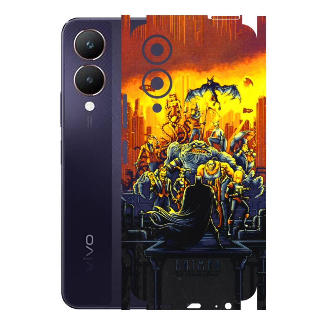 VIVO Y Series Phone Skins (All Models) - Games Doodles - 3D Embossed Finish (L-24) Vivo Y28 5G
