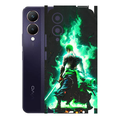 VIVO Y Series Phone Skins (All Models) - Zoro Sword - 3D Embossed Finish (L-241) Vivo Y28 5G