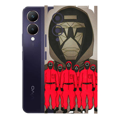 VIVO Y Series Phone Skins (All Models) - Squid Game Hero - 3D Embossed Finish (L-245) Vivo Y28 5G