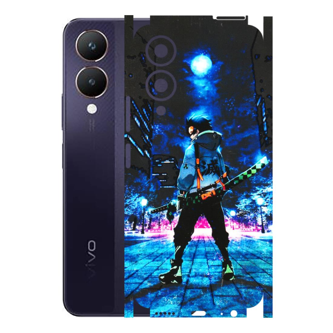 VIVO Y Series Phone Skins (All Models) - Demon Slayer Sword - 3D Embossed Finish (L-247) Vivo Y28 5G