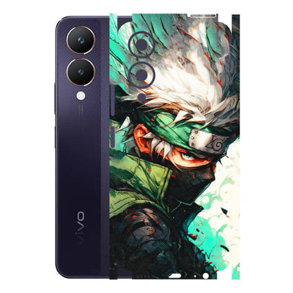 VIVO Y Series Phone Skins (All Models) - Kakashi Side Profile - 3D Embossed Finish (L-249) Vivo Y28 5G