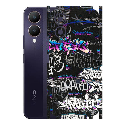 VIVO Y Series Phone Skins (All Models) - Graffiti Killer - 3D Embossed Finish (L-274) Vivo Y28 5G