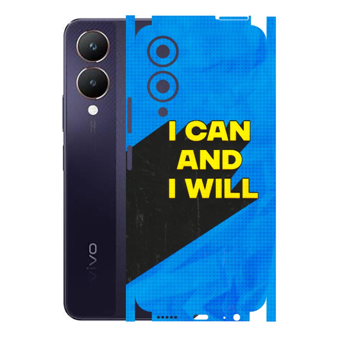 VIVO Y Series Phone Skins (All Models) - I Can And I Will - 3D Embossed Finish (L-281) Vivo Y28 5G
