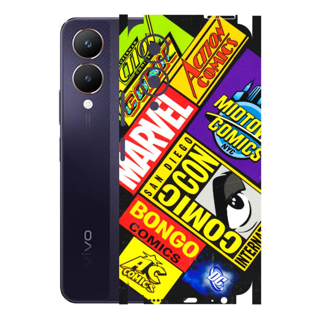 VIVO Y Series Phone Skins (All Models) - Bongo Comic Con - 3D Embossed Finish (L-325) Vivo Y28 5G