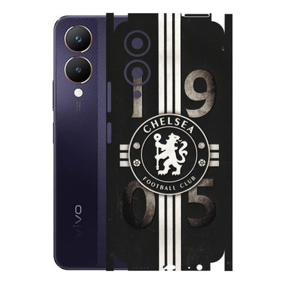 VIVO Y Series Phone Skins (All Models) - Chelsea Fan Club - 3D Embossed Finish (L-36) Vivo Y28 5G