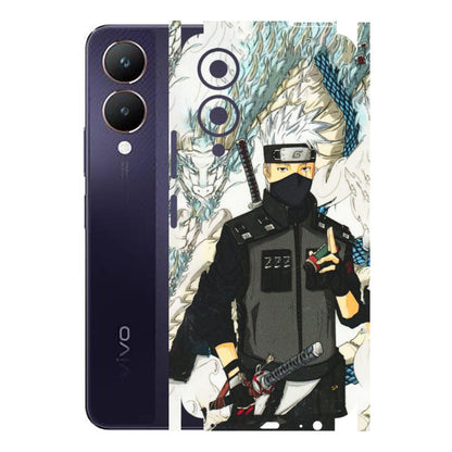 VIVO Y Series Phone Skins (All Models) - Kakashi Hatake Naruto Anime - 3D Embossed Finish (L-46) Vivo Y28 5G