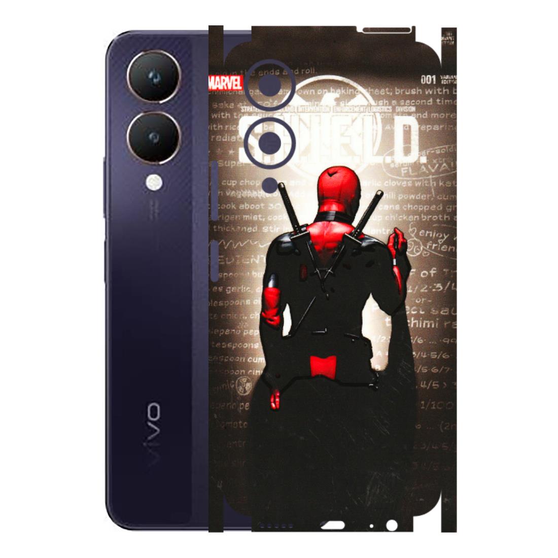 VIVO Y Series Phone Skins (All Models) - Deadpool - 3D Embossed Finish (L-56) Vivo Y28 5G