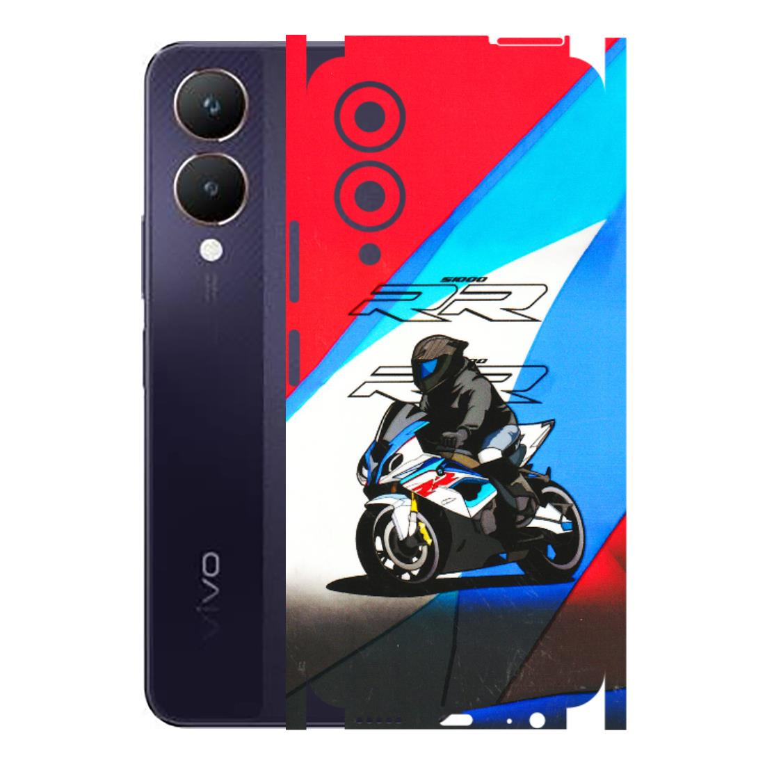 VIVO Y Series Phone Skins (All Models) - Bikers Love - 3D Embossed Finish (L-58) Vivo Y28 5G