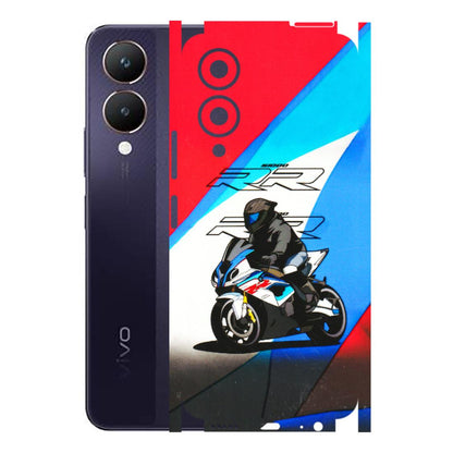 VIVO Y Series Phone Skins (All Models) - Bikers Love - 3D Embossed Finish (L-58) Vivo Y28 5G