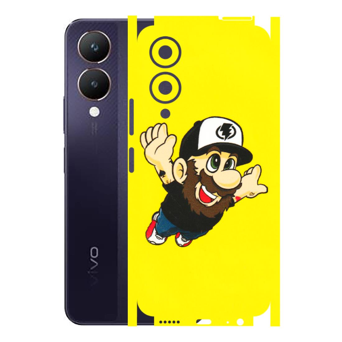 VIVO Y Series Phone Skins (All Models) - Flying Beardo - 3D Embossed Finish (L-60) Vivo Y28 5G