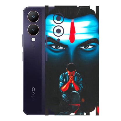 VIVO Y Series Phone Skins (All Models) - Mahakal Bhakt - Matte Finish (M-112) Vivo Y28 5G