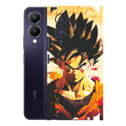 VIVO Y Series Phone Skins (All Models) - Angry Goku - Matte Finish (M-12) Vivo Y28 5G