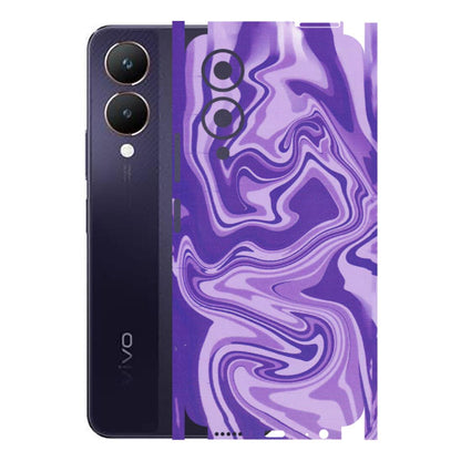 VIVO Y Series Phone Skins (All Models) - Hazy Purple Nights - Matte Finish (M-14) Vivo Y28 5G