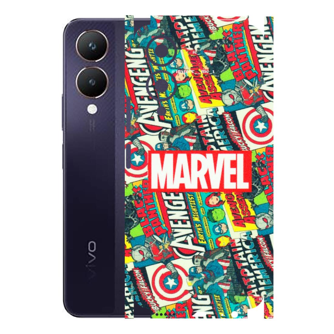 VIVO Y Series Phone Skins (All Models) - Marvel Comic Lover - Matte Finish (M-30) Vivo Y28 5G