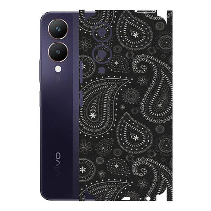 VIVO Y Series Phone Skins (All Models) - Black Sober Kerry - Matte Finish (M-37) Vivo Y28 5G