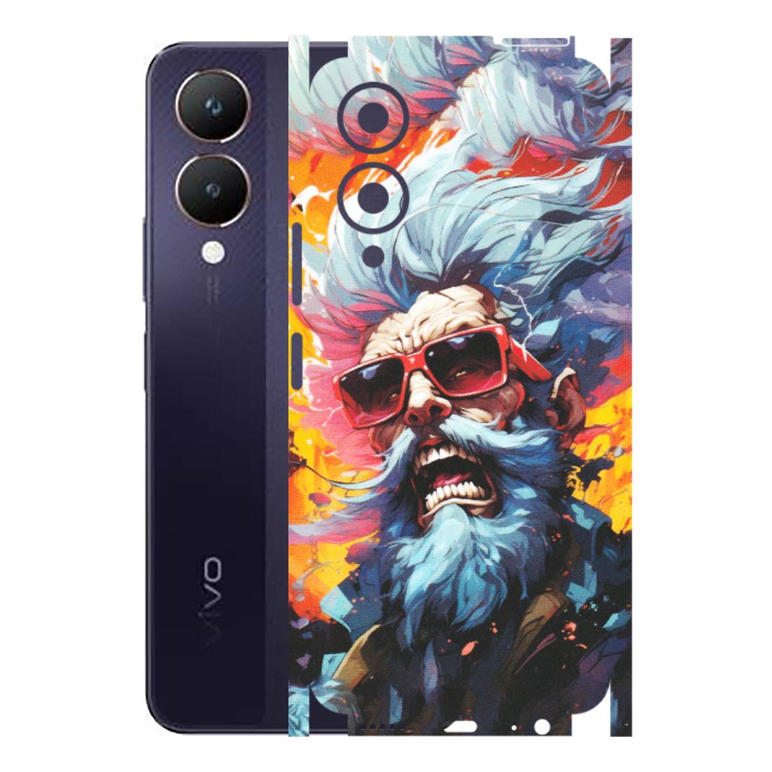 VIVO Y Series Phone Skins (All Models) - Daddy Cool Character - Matte Finish (M-43) Vivo Y28 5G