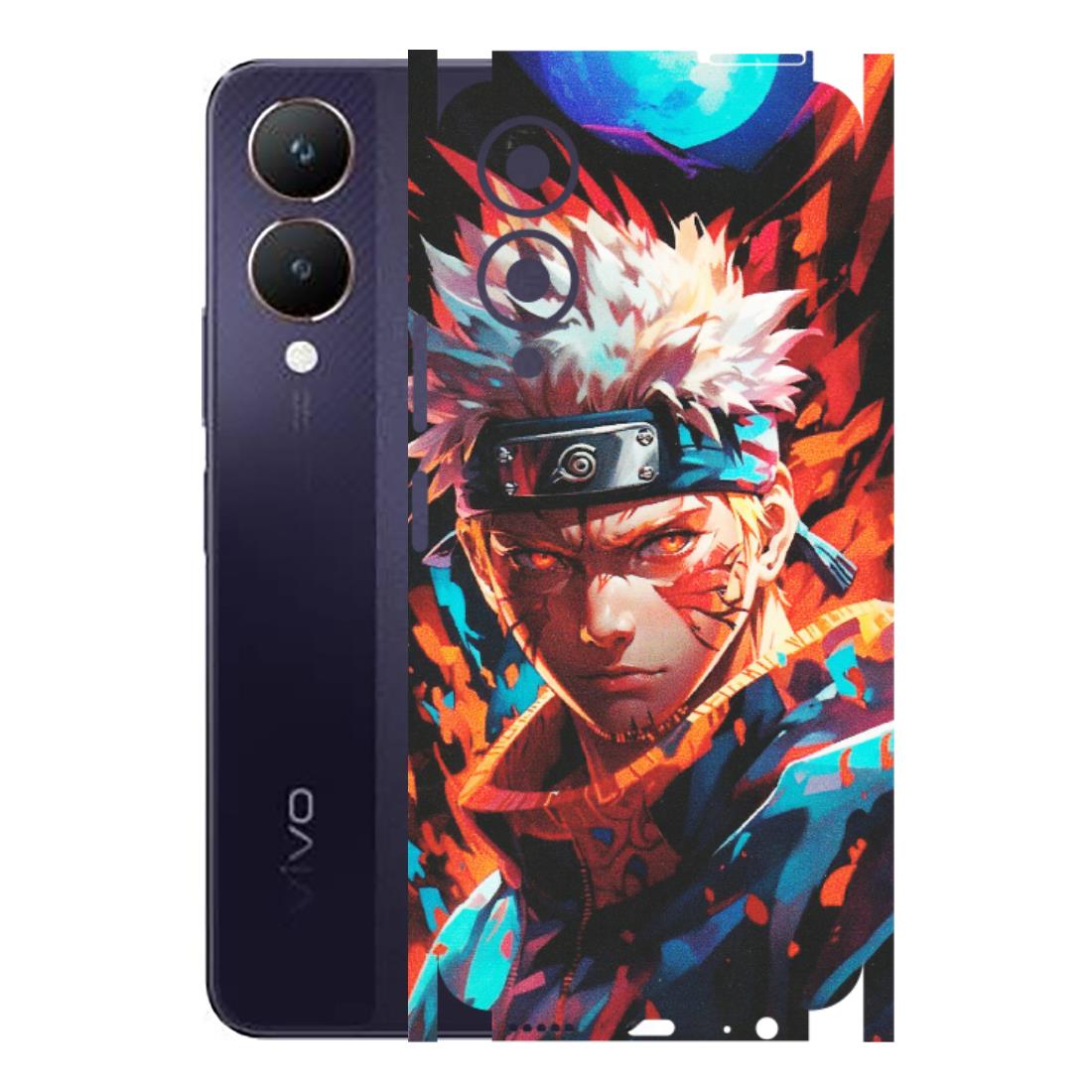 VIVO Y Series Phone Skins (All Models) - Anime Ferocious Character - Matte Finish (M-44) Vivo Y28 5G