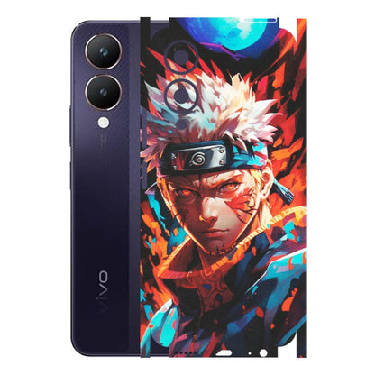 VIVO Y Series Phone Skins (All Models) - Anime Ferocious Character - Matte Finish (M-44) Vivo Y28 5G