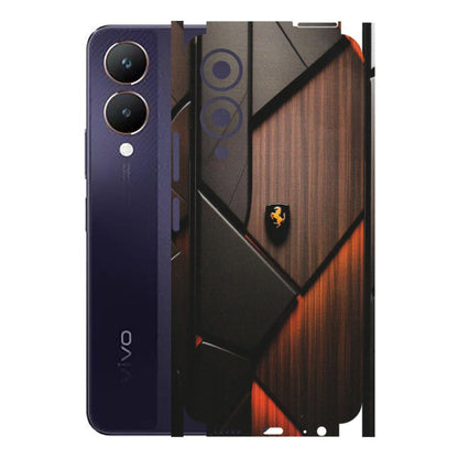 VIVO Y Series Phone Skins (All Models) - Lambo Beauty Wood Pattern Sober - Matte Finish (M-51) Vivo Y28 5G