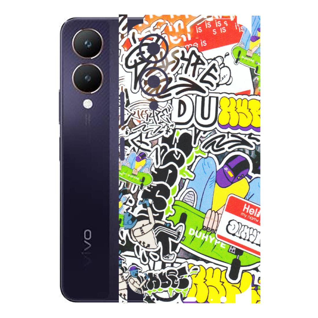 VIVO Y Series Phone Skins (All Models) - Dope Graffiti - Matte Finish (M-61) Vivo Y28 5G