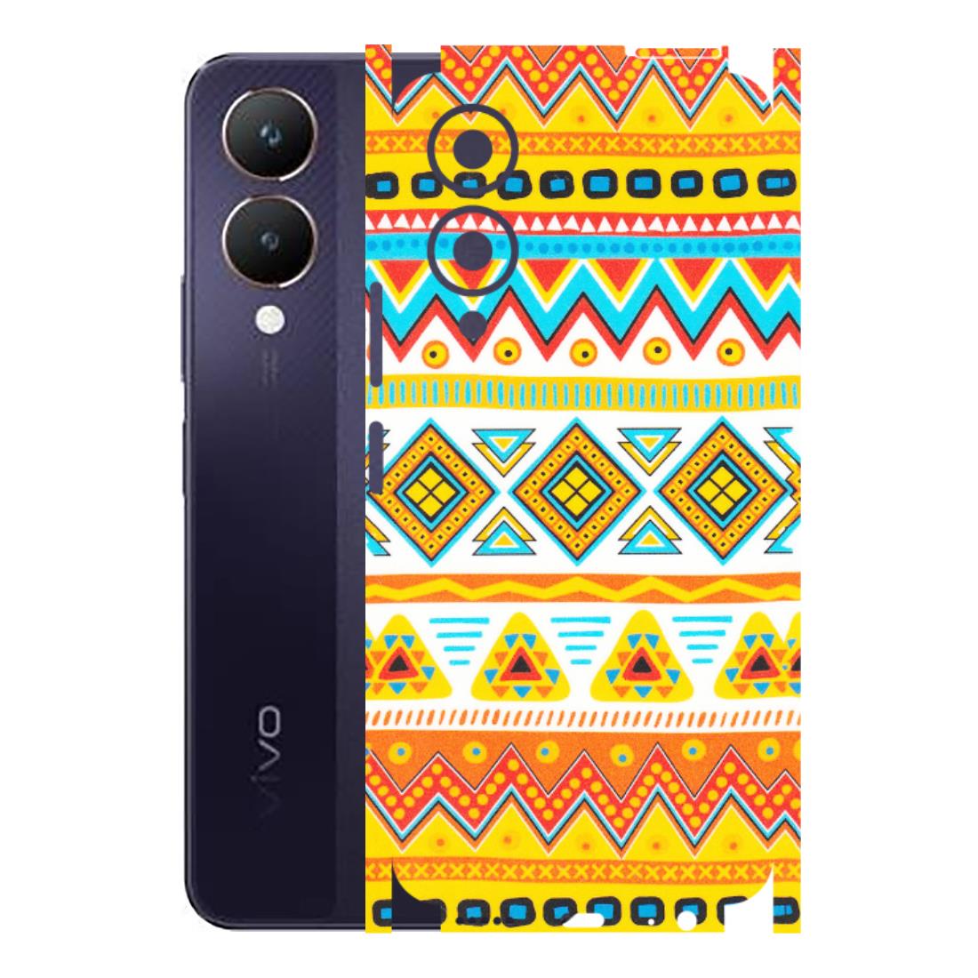 VIVO Y Series Phone Skins (All Models) - Mexican Abstract - Matte Finish (M-71) Vivo Y28 5G