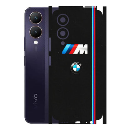 VIVO Y Series Phone Skins (All Models) - Styling With Black BMW - Matte Finish (M-74) Vivo Y28 5G